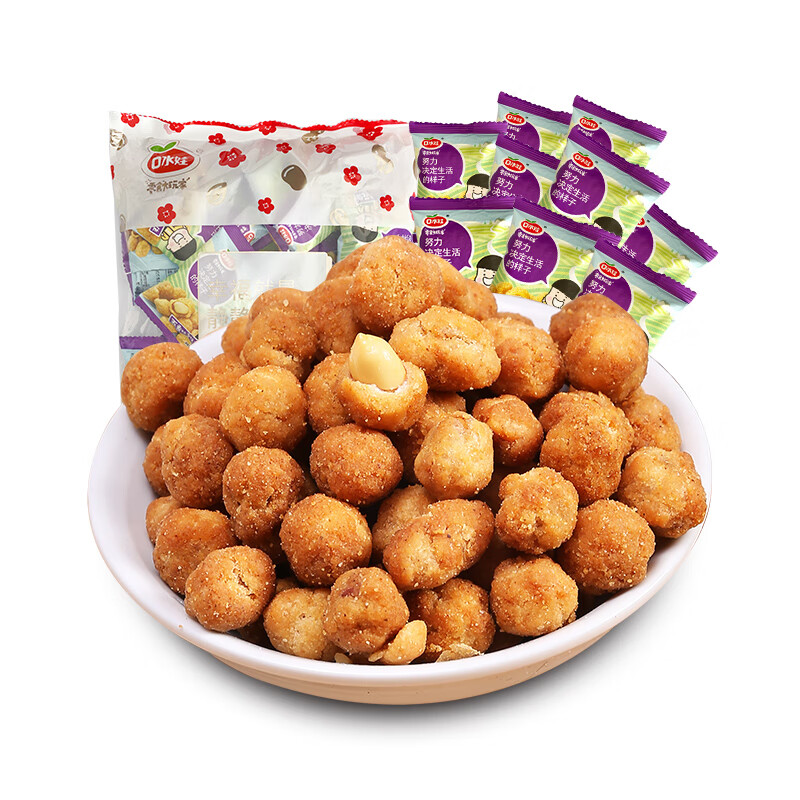 口水娃五香味多味花生290g 坚果炒货花生米休闲零食小吃特产 五香味
