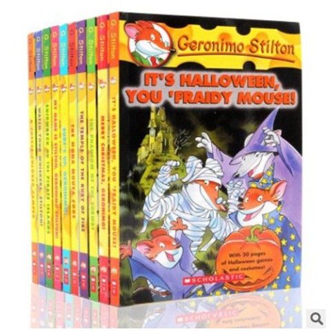 老鼠记者英文 geronimo stilton章节彩色11-20册