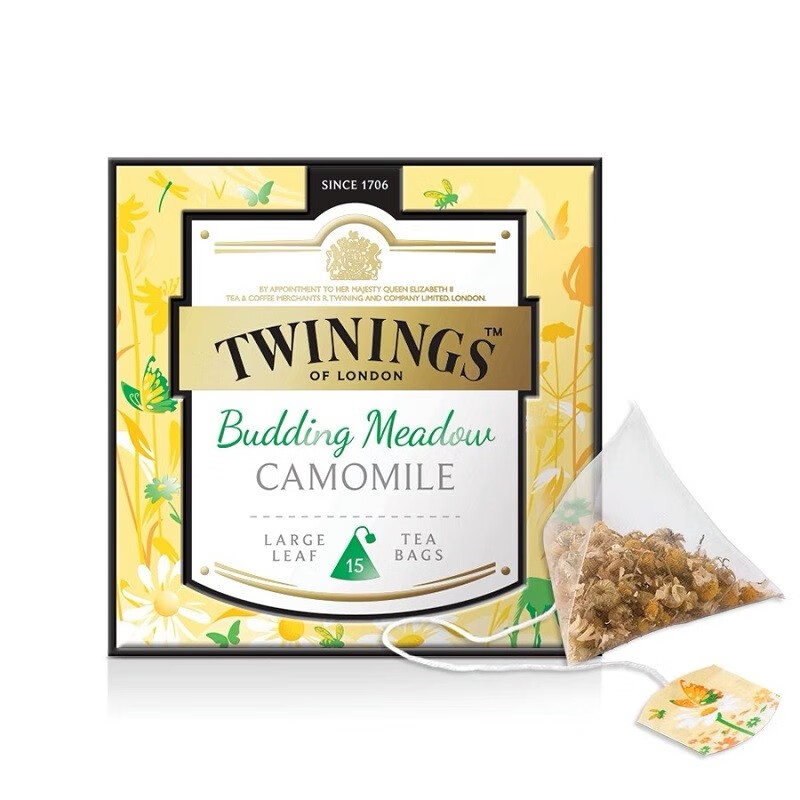 川宁(twinings) twinings川宁茶 大叶白金三角袋泡茶包芳甸菊花花草茶