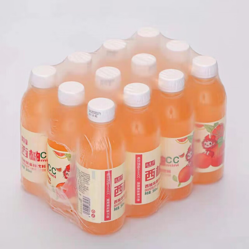 食怀西柚青桔0卡0脂肪果味一整箱网红饮料饮品整箱 青桔口味 360ml*6瓶装