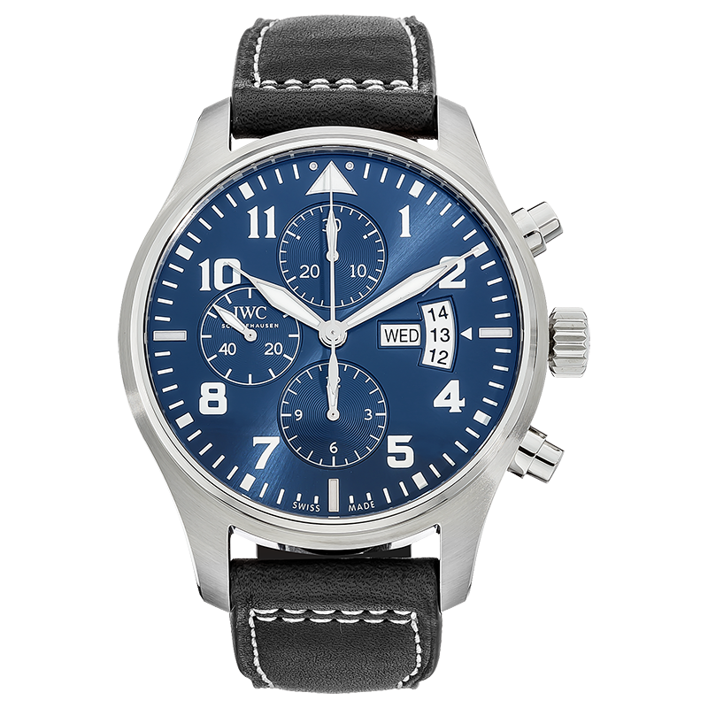 万国(iwc)飞行员系列精钢计时自动机械男表iw377706二手手表男奢侈品