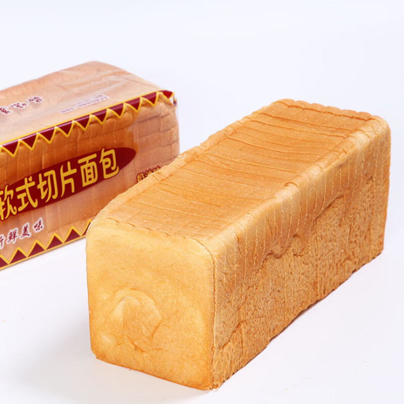 奶香手工吐司软面包片三明治切片无夹心土司营养早餐整箱糕点 12袋228