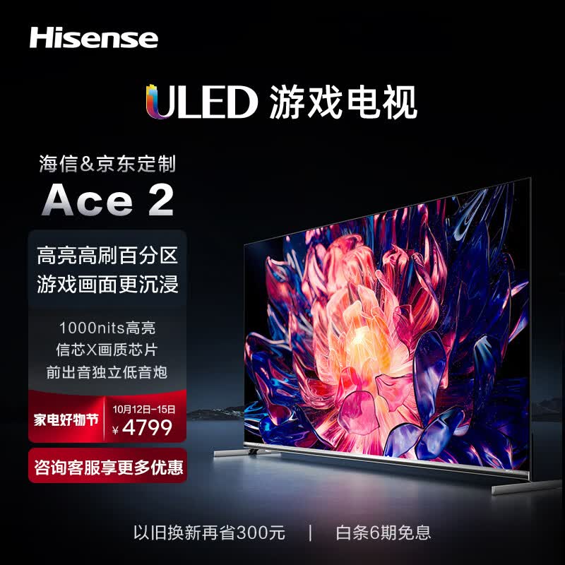 海信游戏电视Ace2 65英寸 160分区 1000nits 信芯X画质芯片 双HDMI2.1 高性能游戏平板电视 65E75K属于什么档次？