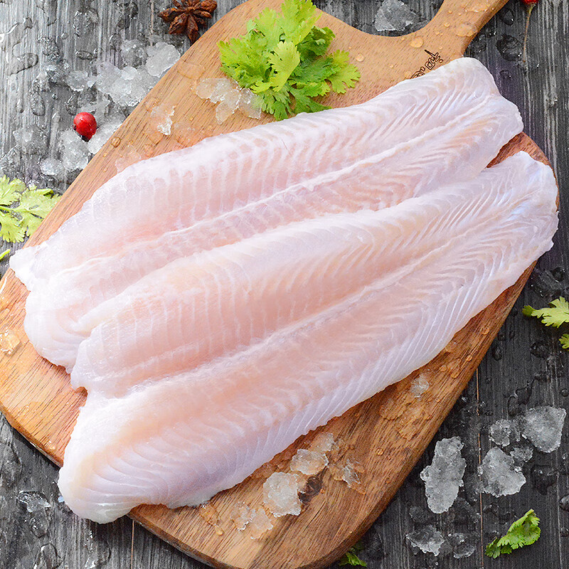 皓谦冷冻巴沙鱼柳 无骨无刺 速冻巴沙鱼片 非龙利鱼 宝宝食材