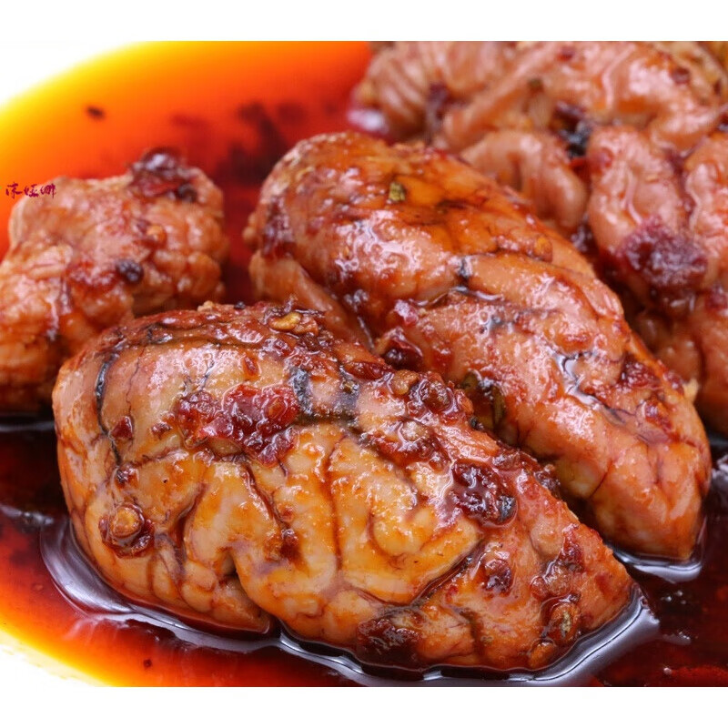 香辣脑花  2个装麻辣脑花四川特色即食熟食小吃辣椒红油猪脑花