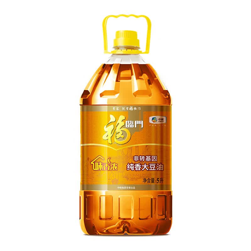 福临门 食用油 非转基因纯香大豆油5l 中粮出品 新老包装随机发货