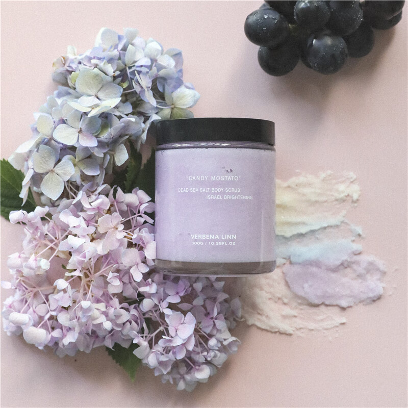 verbena linn伏见桃山联名款绵绵冰系列烟酰胺香氛海盐磨砂膏持续留香