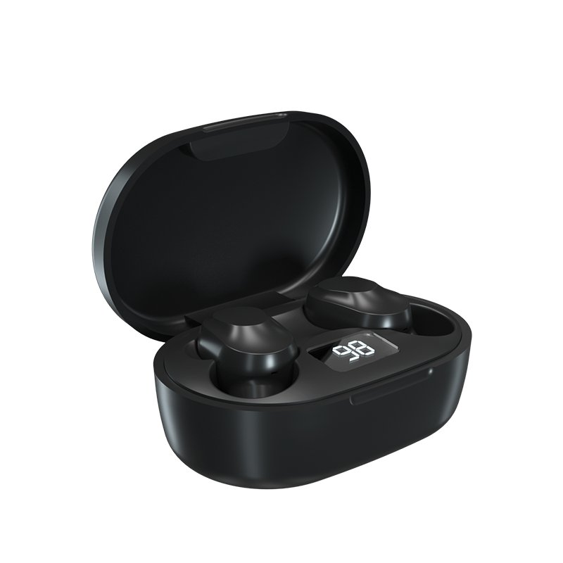 联想ThinkPlus 真无线蓝牙耳机 TWS入耳式 音乐运动超长待机续航 适用于苹果华为oppo小米 XT91黑色