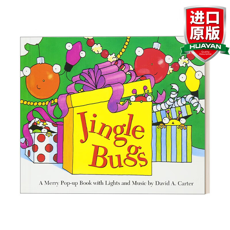 jingle bugs 英文原版 书里藏着好多虫 立体翻翻书 英文版 进口英语