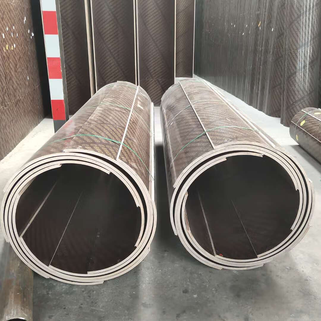 妙普乐定制圆柱木模板建筑圆模板工厂定制圆形柱模板井筒模板桥梁圆