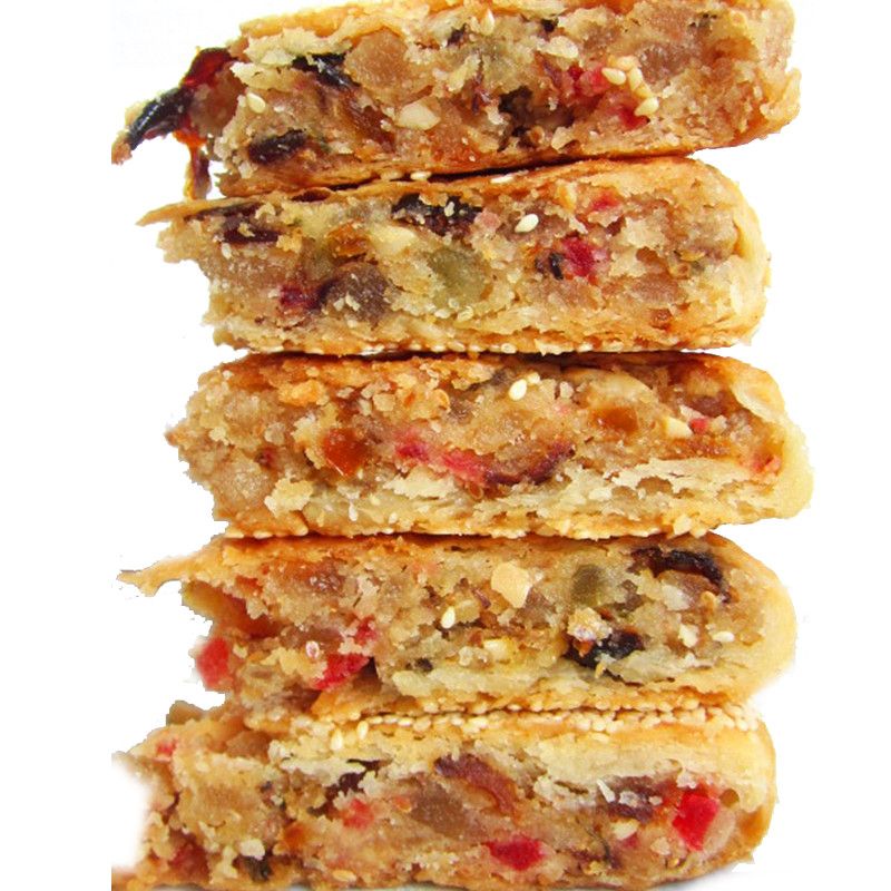 启美佳正宗浙江温州苍南特产陈福兴桥墩月饼手工脆皮芝麻鲜肉中秋大