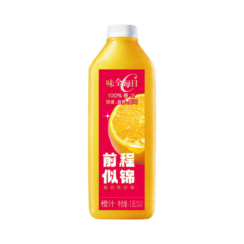 限地区：WEICHUAN 味全 每日C橙汁 1600ml*6件
