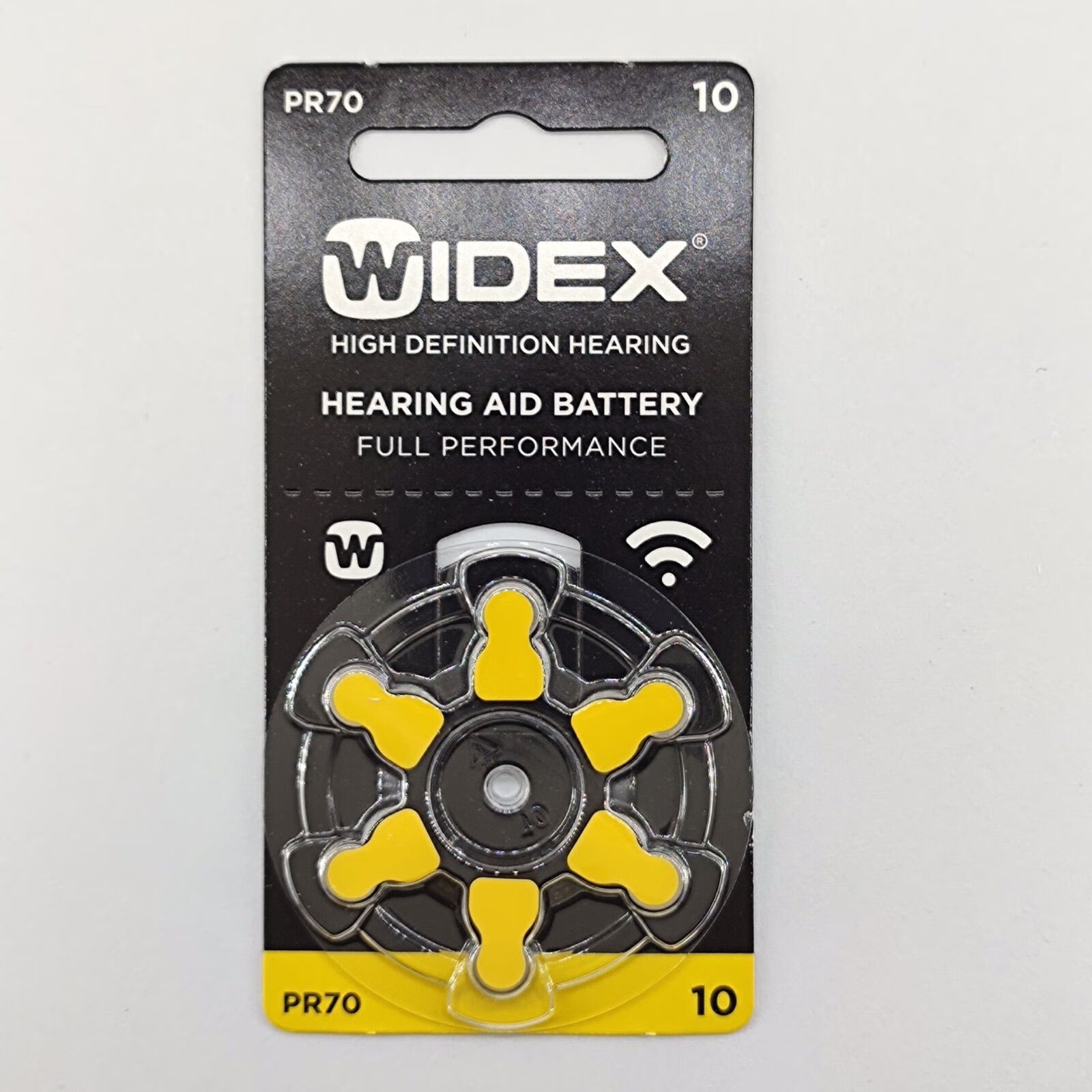 挚赫格6粒/件 widex丹麦唯听助听器电池10 312 13锌空 唯听10号6粒