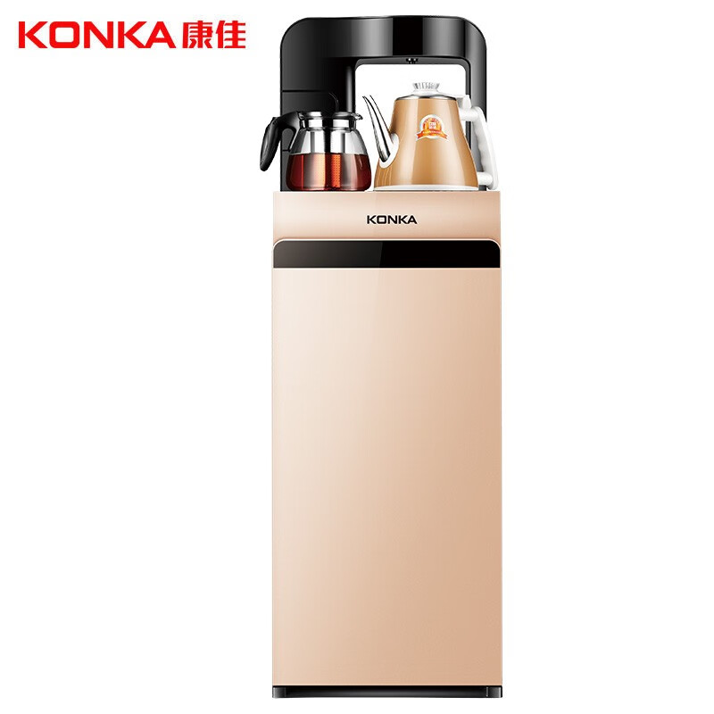 康佳（KONKA）饮水机家用多功能下置式茶吧机KY-C1060S金色龙门款