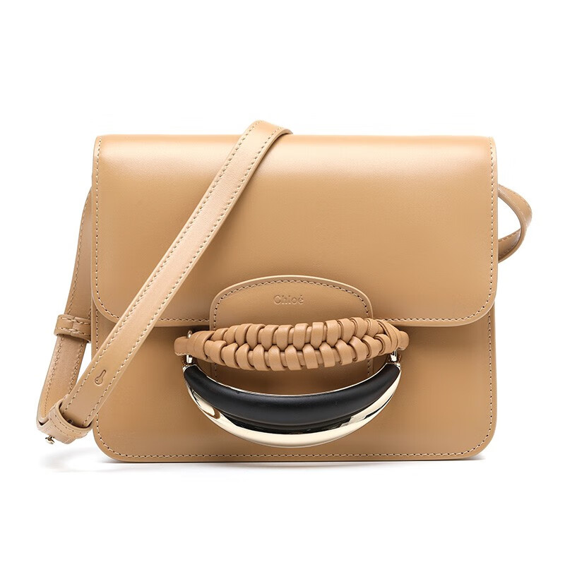 蔻依(chloe) 女士气质手提包包背提包 送女友礼物 chc22us500h 卡其色