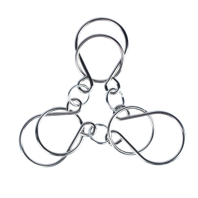 九连环玩具孔明锁鲁班锁儿童休闲解压解环解扣小学生 马蹄