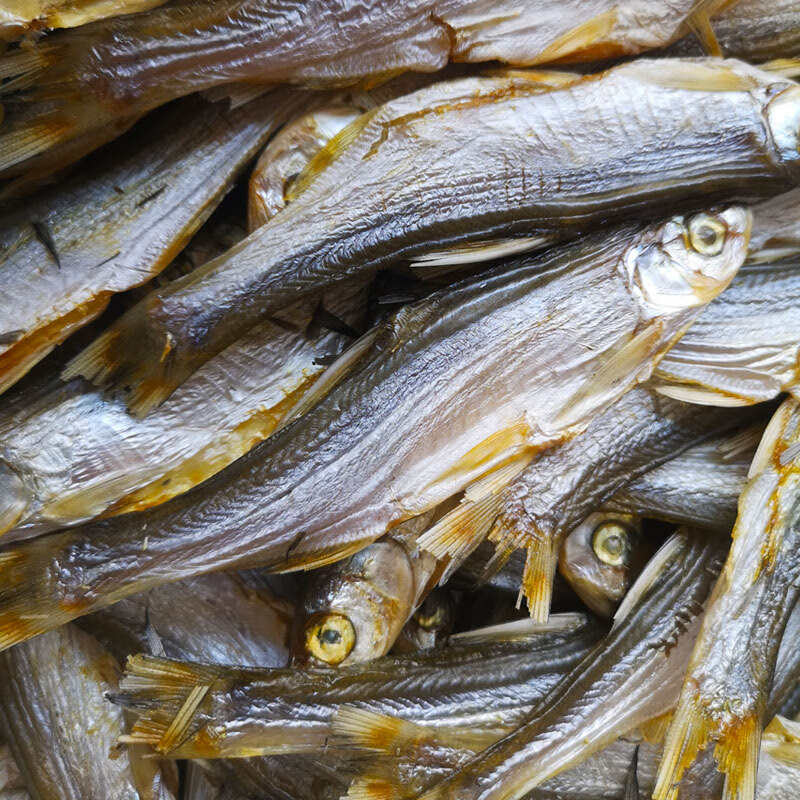 虎钢馋湖北特产500g农家阳干小鱼干小咸鱼干小干鱼淡水白鱼干白刁子鱼