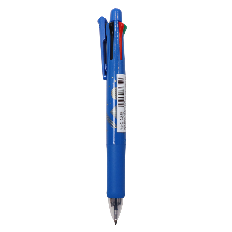 ZEBRA 斑马牌 B4SA1-A12 4+1多功能圆珠笔 几何图形限定款 蓝色 0.7mm 单支装