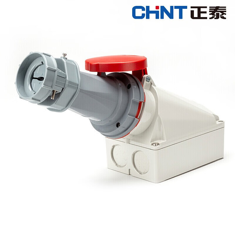 正泰（CHNT）航空插頭IP44工業(yè)插座 63a 公母對接連接器防水380V 組合 五芯63A【插頭+明裝插座】