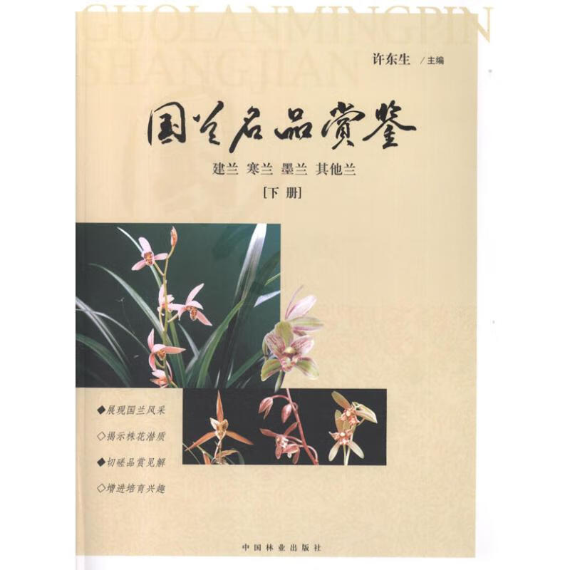 国兰名品赏鉴（下册） 许东生 主编 书籍