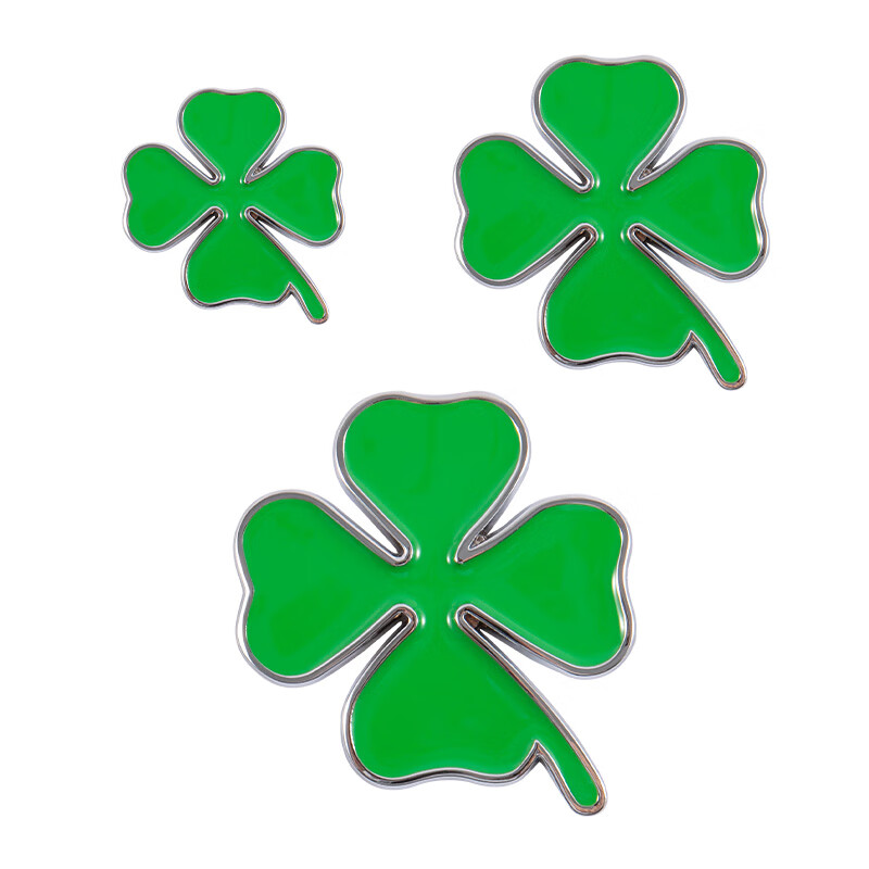 派钦汽车金属幸运守护四叶草车标侧标阿尔法罗密欧3d立体车贴车身贴标