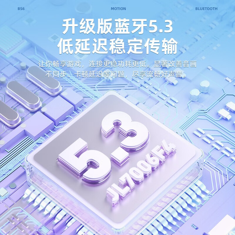 奇联 BS6蓝牙耳机挂脖式运动游戏无线半入耳跑步狂甩不掉防水颈挂耳麦适用oppo苹果华为vivo降噪长续航 米白色|30H长续航|蓝牙5.3低延迟