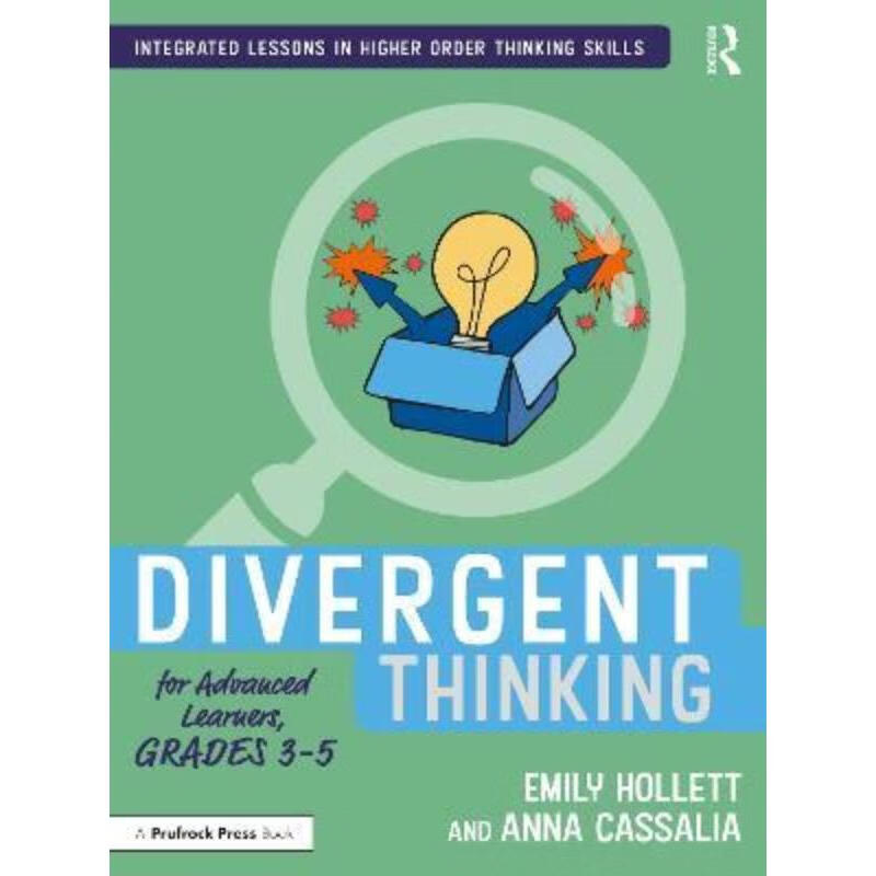 预订divergent thinking for advanced learners, grades 3-5