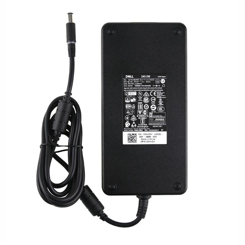 戴尔(DELL)笔记本电脑电源适配器 充电器 电源线 原装 240W(19.5V 12.31A)大圆口 外星人Alienware 17 R3 R4