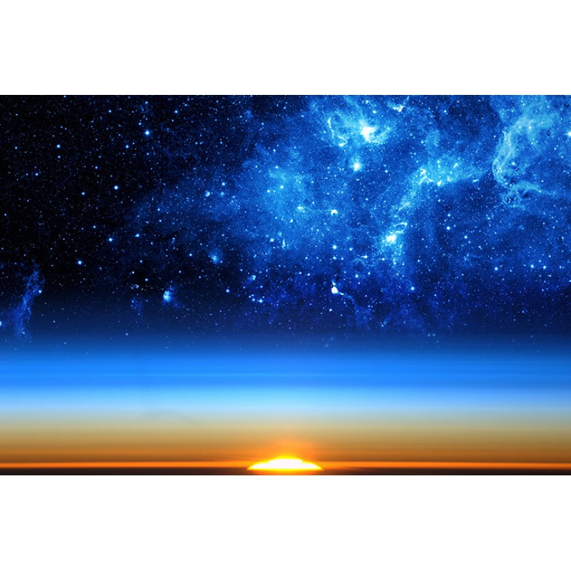 自粘宇宙星空海报月球地球星系图宿舍贴画书房壁画墙贴中国地理海报