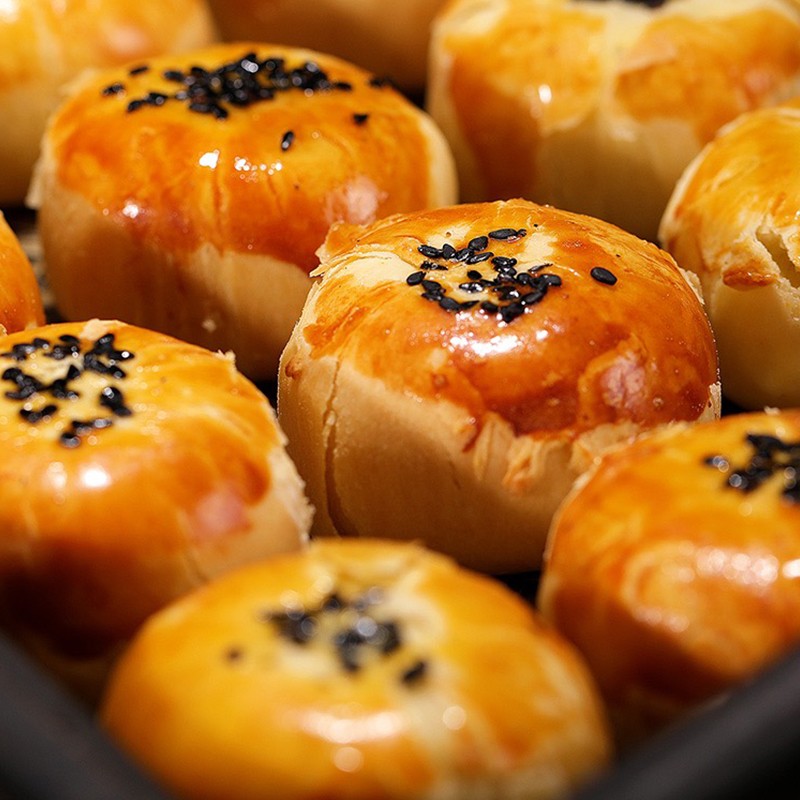 【旗舰店！亏本清仓】拉米娜 网红零食蛋黄酥（6枚*2盒）