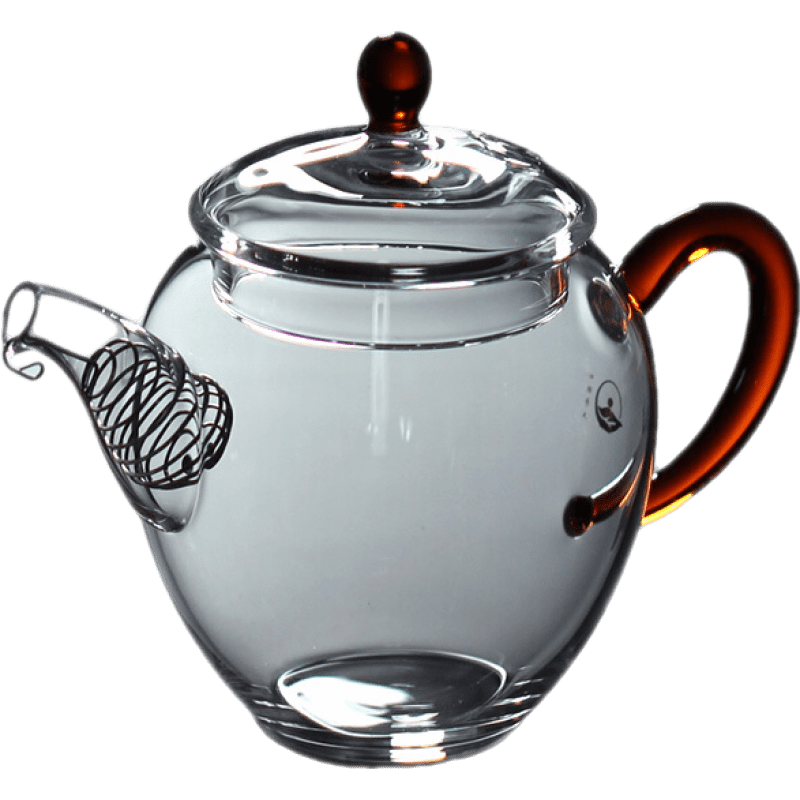 豐陶張生 耐熱玻璃茶壺加厚透明迷你泡茶壺功夫茶具泡茶器日式茶壺家用 玻璃 貴妃壺