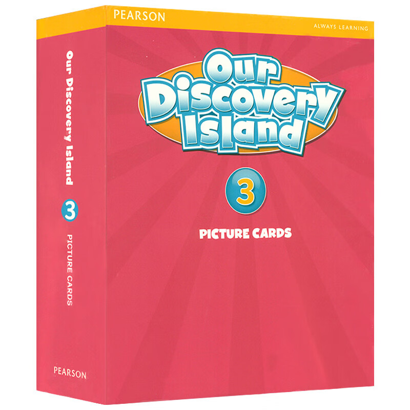 进口原版朗文培生少儿英语教材 our discovery island 2级别教学大卡 小学生6-12岁少儿美式在家自学英语练习