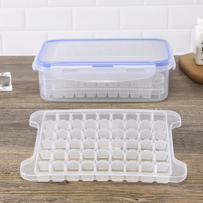 翼荏冰箱冰格速冻器自制带盖家用小制冰神器商用制冰盒空心冻 密封盒