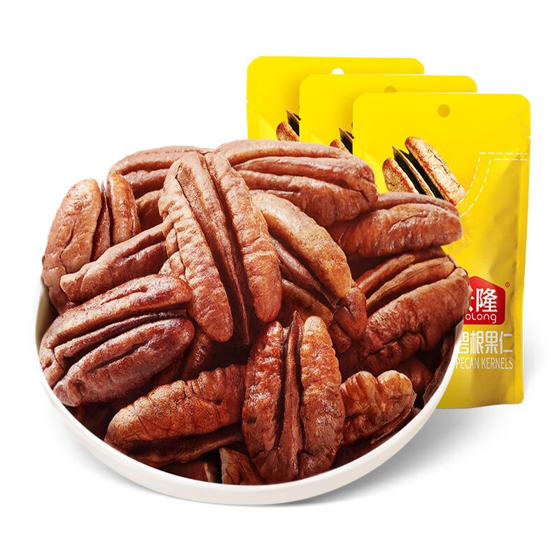 沃隆 每日坚果 碧根果仁 坚果炒货长寿果办公室休闲健康营养零食干果