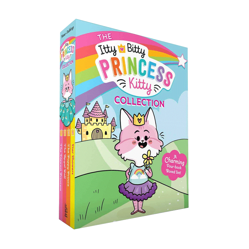 the itty bitty princess kitty 小猫公主系列4册儿童童话绘本