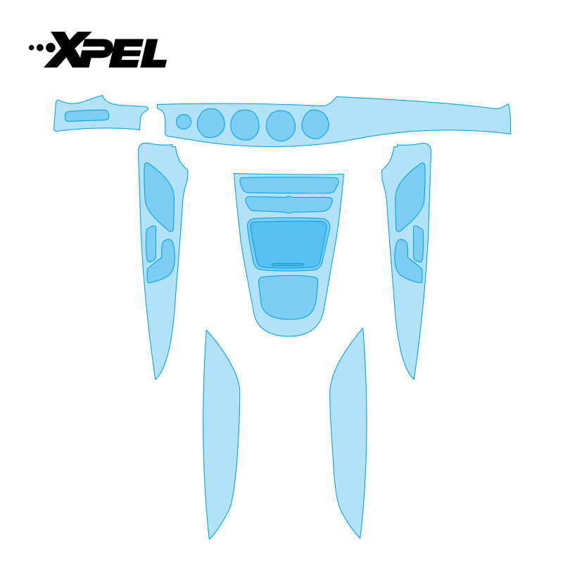 XPEL内饰中控透明保护膜tpu 专车专用全国包安装