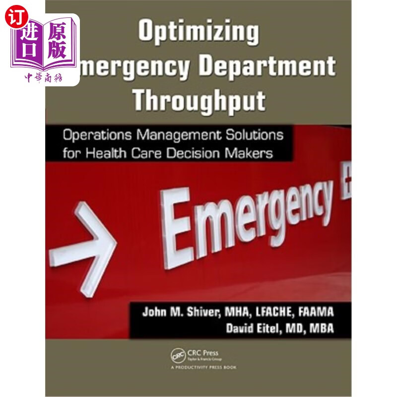 海外直订optimizing emergency department throughput: operations