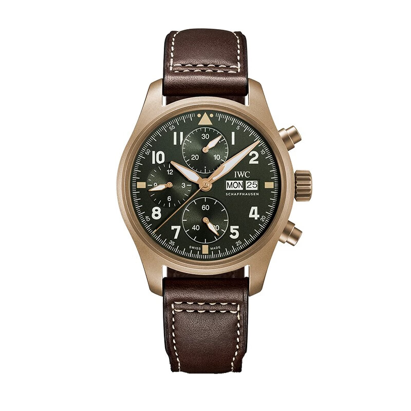 【二手95新】万国 喷火战机飞行员计时腕表 2020年41mm自动机械男士