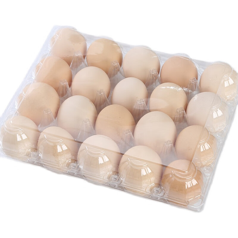 塑料透明鸡蛋托中号多种规格一次性土鸡蛋包装盒 2枚装中号加厚款鸡蛋