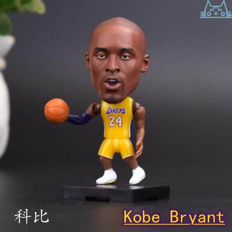 科比库里篮球人偶 nba公仔 模型摆件 周边男 湖人科比-i77 l