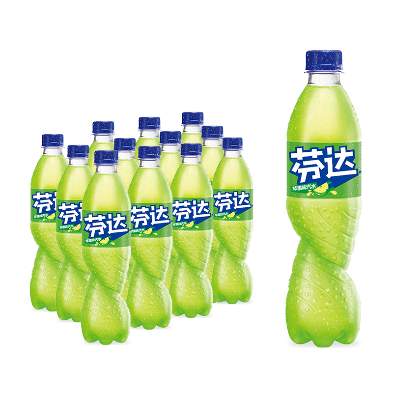 Fanta 芬达 汽水 苹果味 500ml*12瓶