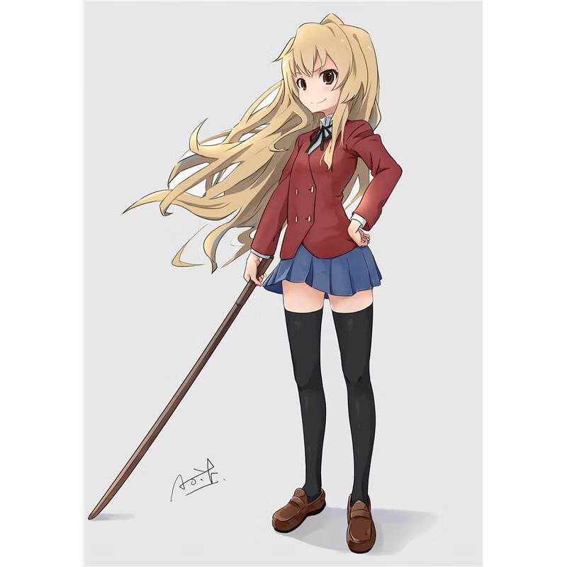 狼天影  龙与虎海报墙贴画掌中老虎逢坂大河栉枝实乃梨动漫学生宿舍