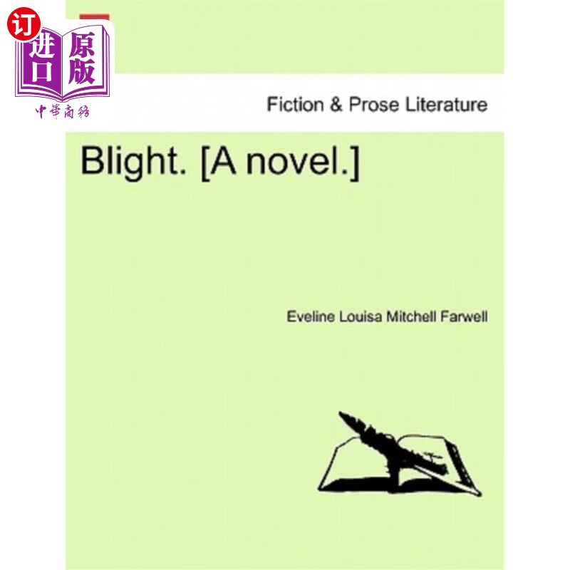 海外直订blight. [a novel.] 枯萎病【小说】