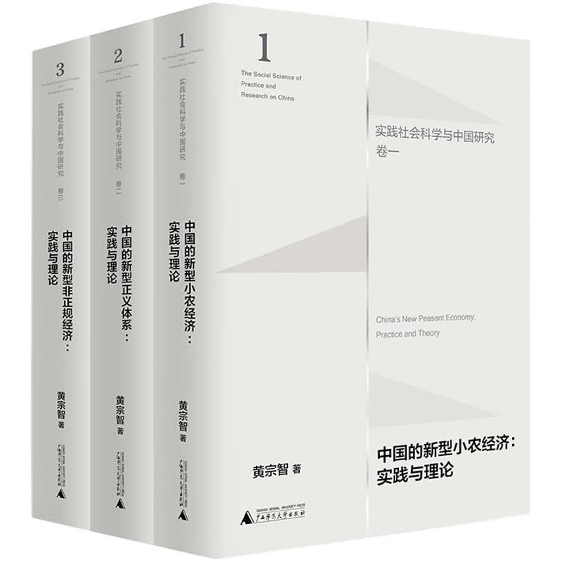 大学问·黄宗智·“实践社会科学与中国研究”三卷本（小农经济+正义体系+非正规经济）