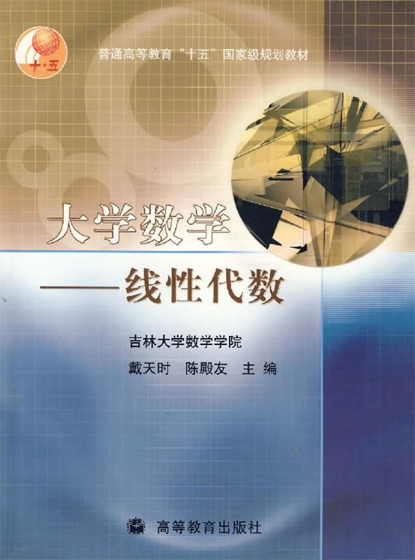 大学数学 戴天时,陈殿友 主编【正版书】