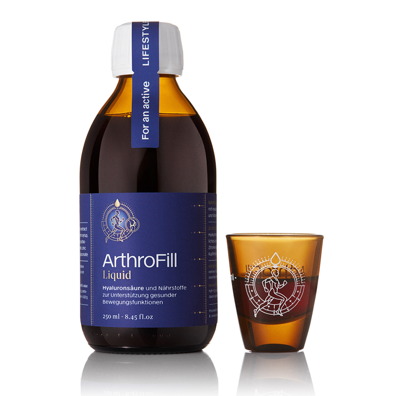 ArthroFill阿尔德菲德国进口服玻尿酸口服液透明质酸 250ml/瓶【限时优惠拍3瓶发4瓶】