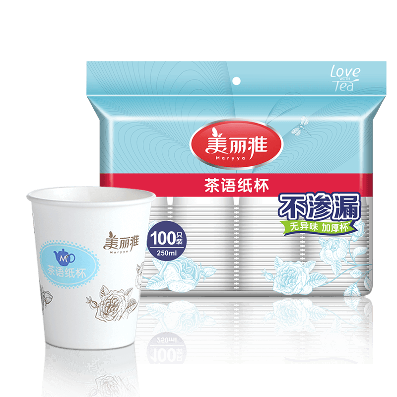 美丽雅茶语加厚纸杯:高品质、实用的一次性用品