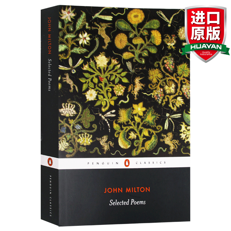 英文原版 约翰弥尔顿诗选 Selected Poems John Milton 全英文版