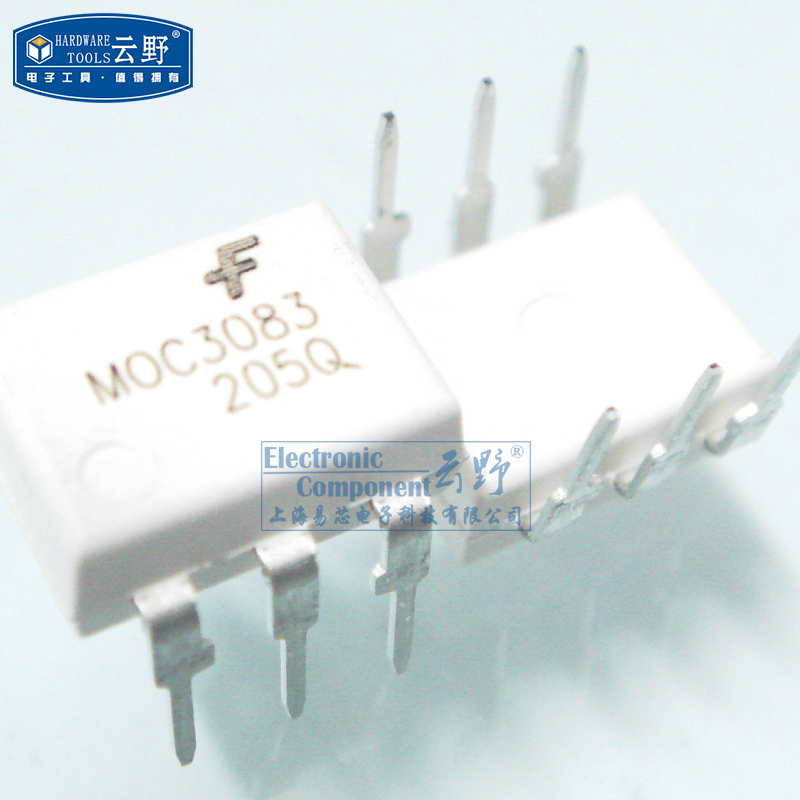 云野(yunye)光耦moc3083 dip6直插 双向晶闸管驱动器  (5个)