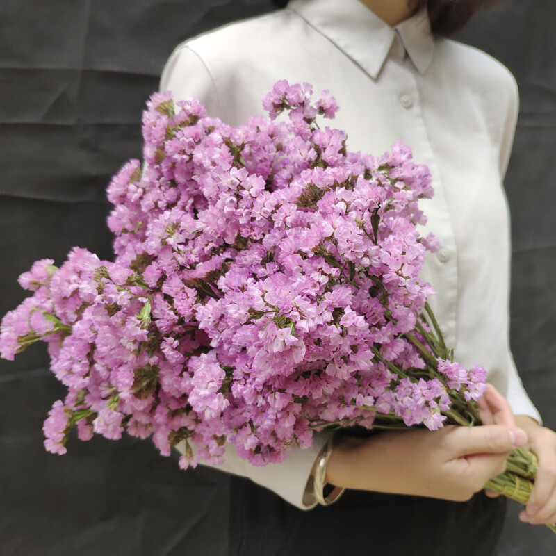 爱满(aiman) 干花花束勿忘我干花真花云南干花摆件小清新客厅装饰小